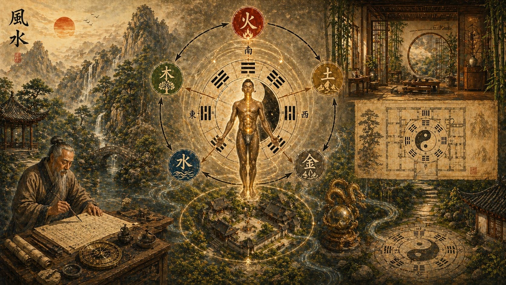 Ham Yu Teachings (Part 4). Feng Ren Shui: The Living Architecture of Space and Man
