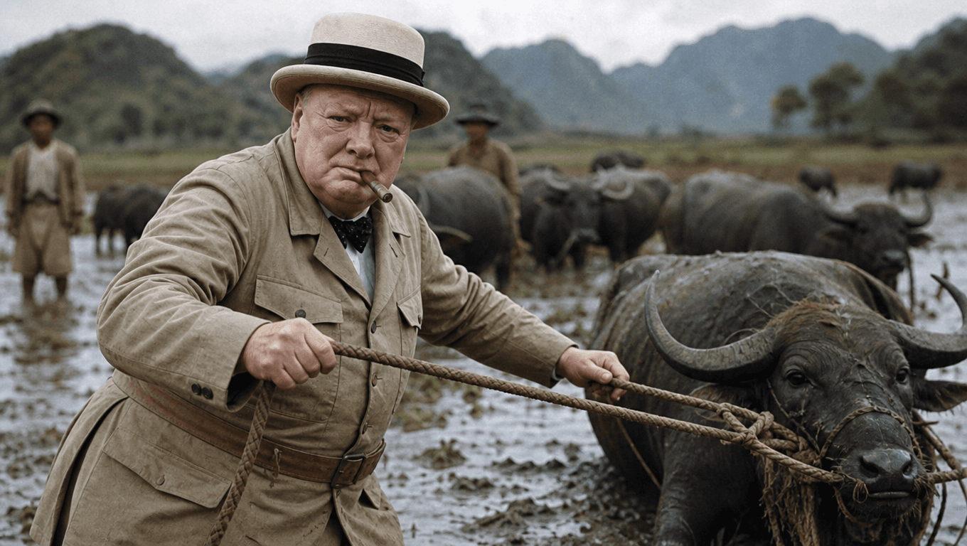 Zigarren, Depressionen und schweres Wasser: Der wahre Motor Winston Churchills